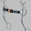 Reinsman 3-piece Sweet Iron Snaffle Bit With Copper Roller