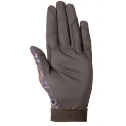 HKM Allure Riding Gloves 6 HKM Allure Riding Gloves -Horse Trail Haven Sales Store riding gloves allure dark brown palm 2100 DARK BROWN hkm 13582.1651102716