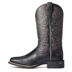 Ariat Round Up Remuda Western Boot -Horse Trail Haven Sales Store round up remuda black side 10034024 ariat 97748.1605142776