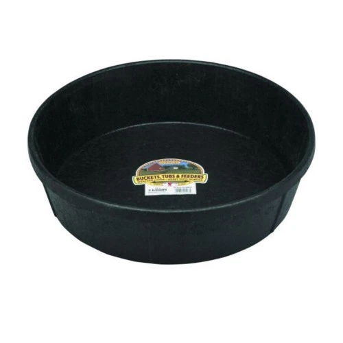 Little Giant 3 Gallon Rubber Feed Pan 2 Little Giant 3 Gallon Rubber Feed Pan - Image 2