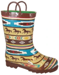 Kids Smoky Mountain Rubber Rain Boots