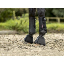 LeMieux Soft Shell Overreach Boots 7 LeMieux Soft Shell Overreach Boots -Horse Trail Haven Sales Store soft shell over reach boot black horse 9416 lemieux 54107.1636585338