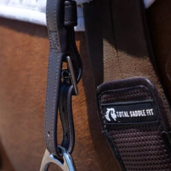 SLIM Stability Stirrup Leathers 12 SLIM Stability Stirrup Leathers -Horse Trail Haven Sales Store stability slim leathers brown attached total saddle fit 73869.1581547800