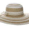 Capelli Yuri Striped Toyo Straw Hat
