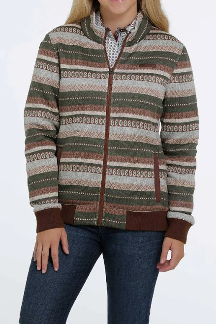 Cinch Sweater Knit Bomber Jacket 3 Cinch Sweater Knit Bomber Jacket - Image 3
