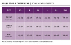 Cruel Denim All Girl Rodeo T-Shirt 5 Cruel Denim All Girl Rodeo T-Shirt -Horse Trail Haven Sales Store women tops outerwear size chart cruel 25201.1691010538