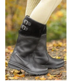 Kerrits Woodstock Mid-Calf Pull On Boot -Horse Trail Haven Sales Store woodstock mid calf pull on boot black pair rider 80008 kerrits 93497.1667358511