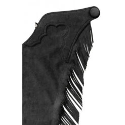 Hobby Horse Youth Split Leather Classic Show Chaps -Horse Trail Haven Sales Store youth split leather show chaps black hobby horse 60558.1594233426